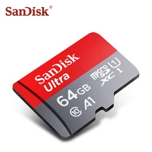 SanDisk MicroSD карта 128 Гб класс 10 tf карта 32g 16g tarjeta micro sd 64 Гб флэш-карта sd-карта карта памяти Бесплатный адаптер