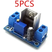 5 шт. LM317 регулируется, модуль источника питания с DC-DC DC понижающий преобразователь доска Регулируемый Линейный регулятор