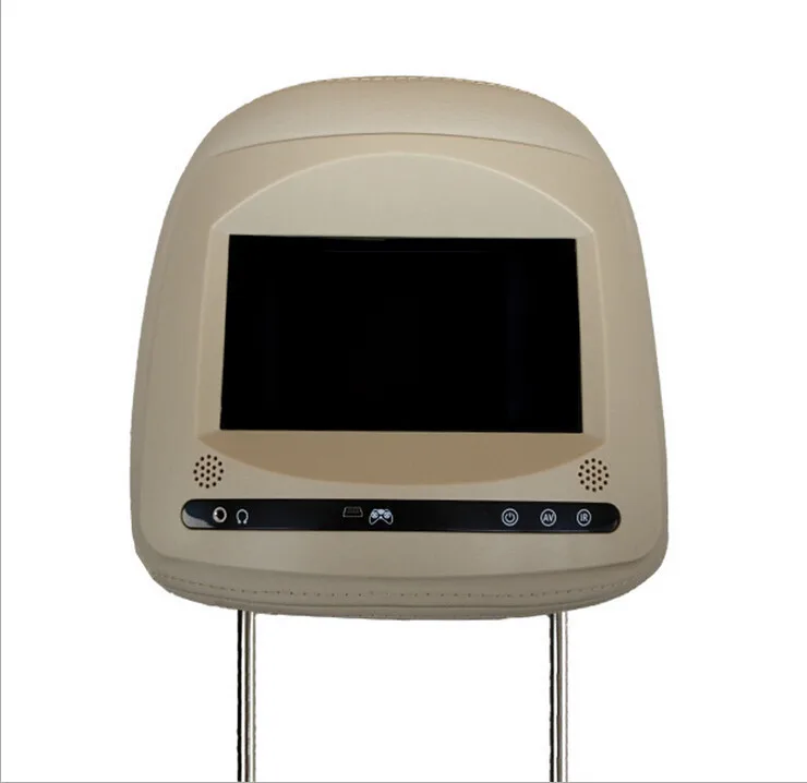 7" digital screen Headrest Car Monitor for Toyota Highlander with two