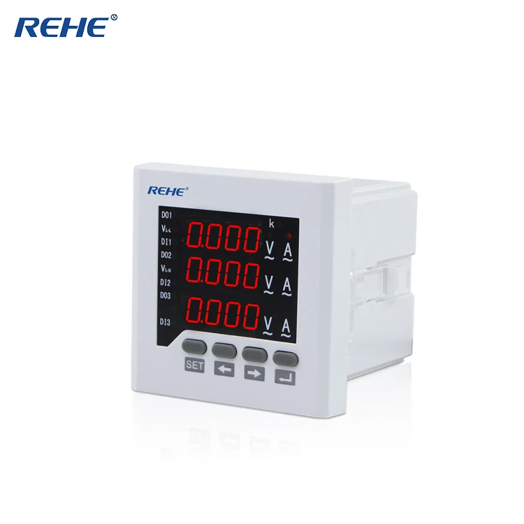 

REHE RH-3UIF73 80*80MM Three Phase Digital Combined Meter LED