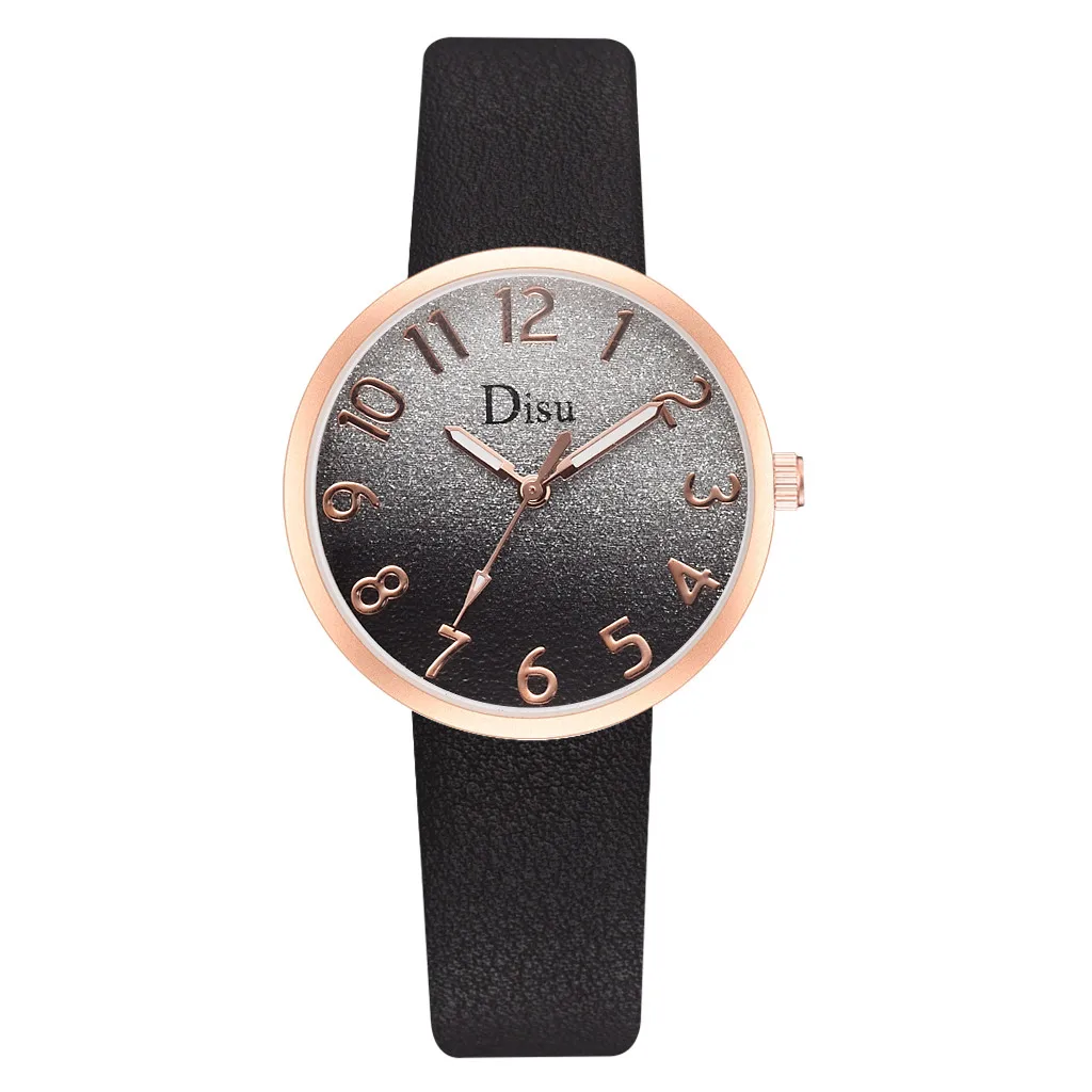 Reloj mujer женские часы тренд Досуг темперамент матовый циферблат Кварцевые на