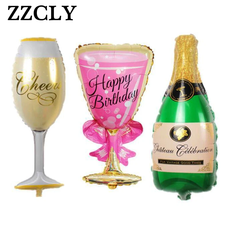 Buy Festival Party Helium Balloons Red Wine Glasses