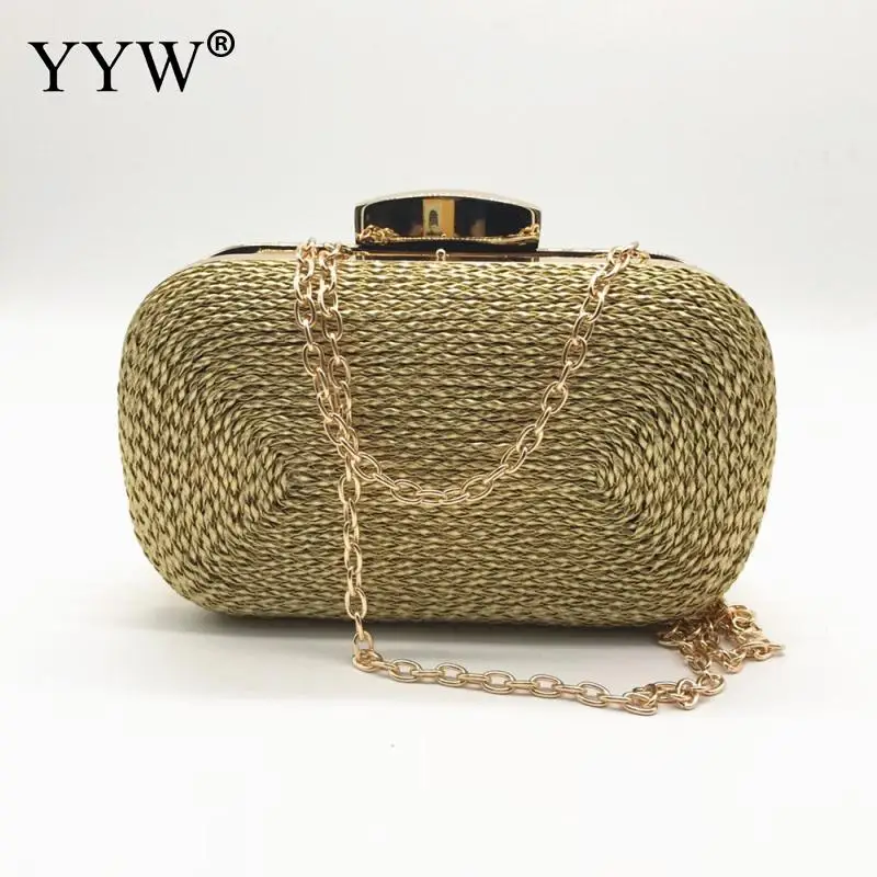 Women Shoulder Bags 2018 Sliver Clutches Lady Blue Fashion Chain Handbags Female Evening Bags Party Wedding Clutch Bags Black