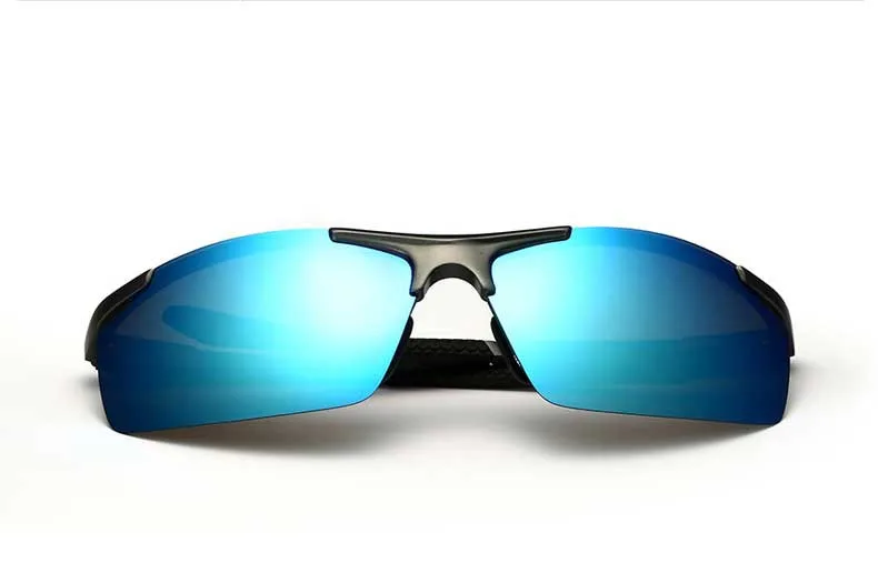 Поляризованные солнцезащитные очки из алюминиевого сплава. Мужские линзы. Зеркальные солнцезащитные очки для рыбалки, спорта и активного отдыха на свежем воздухе. Очки 6588