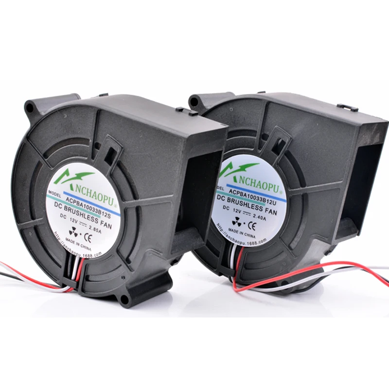 

Brand new original BA10033B12U BA10033B12S 97×97×33mm DC12V 2.40A 2.85A high-speed oven exhaust centrifugal turbo blower