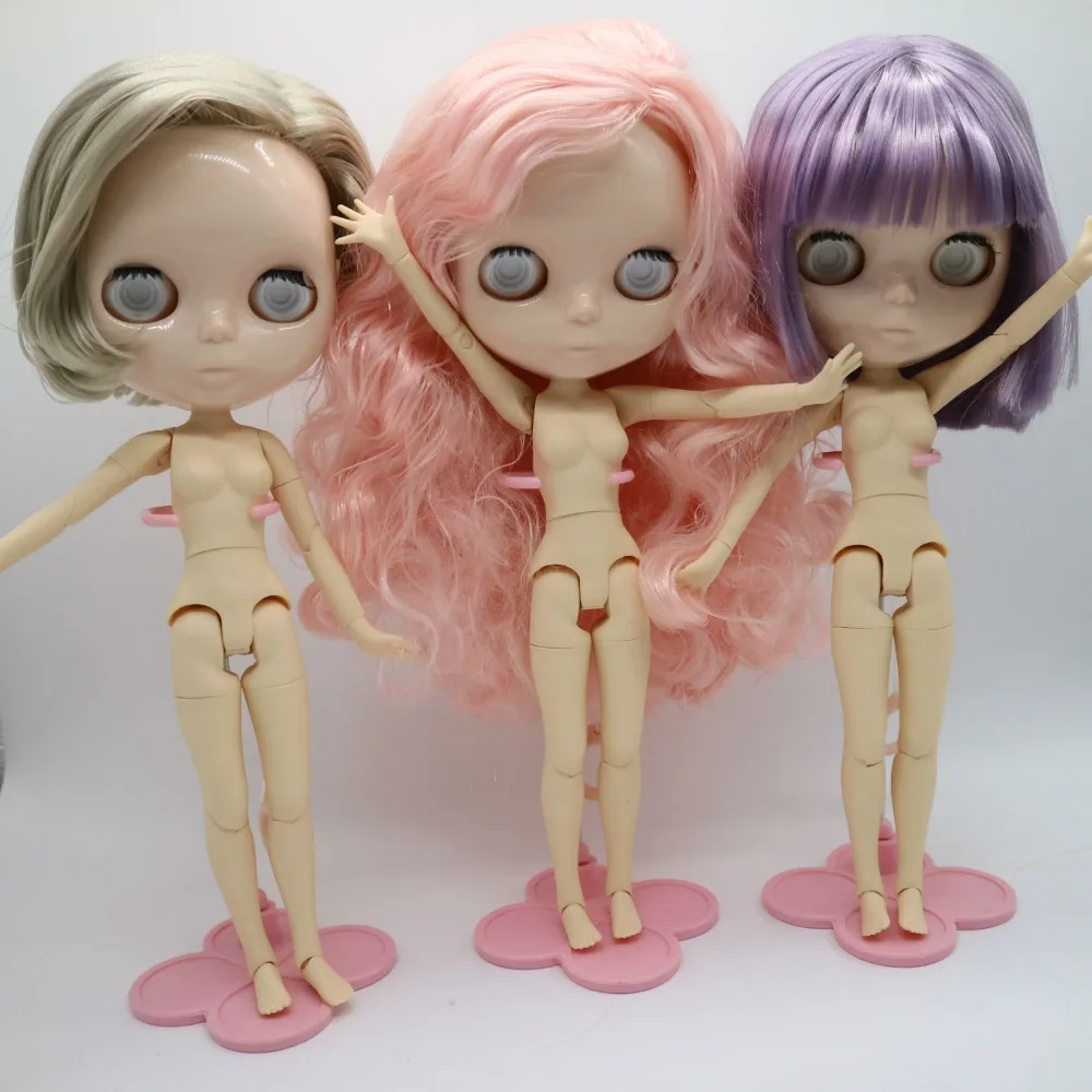 Без чипов глаз шарнирная телесная кукла blyth для DIY 20180112 3 | Игрушки и хобби