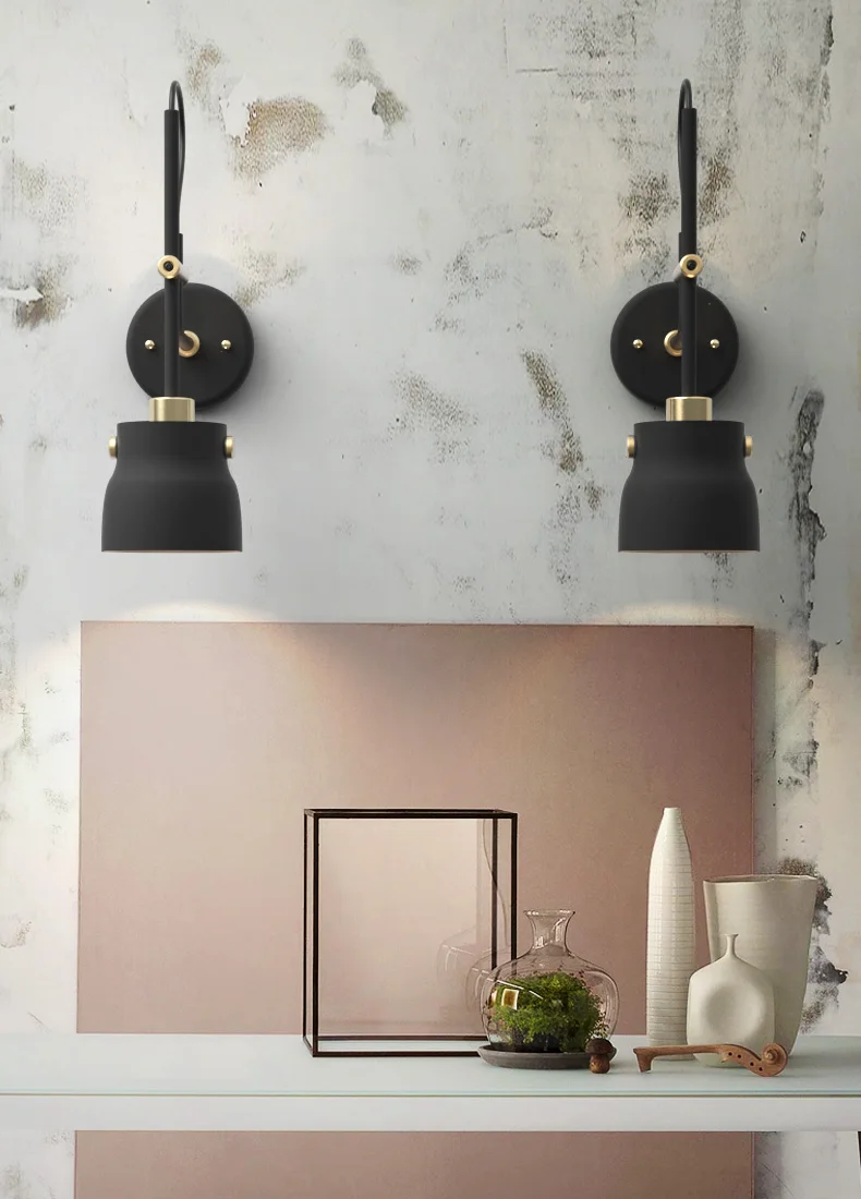 Винтажный светодиодный настенный светильник для дома промышленный Лофт Декор настенный светильник для бара ванная/спальня ретро бра