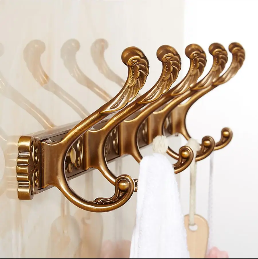 Us 14 25 43 Off New Arrival Antique Bronze 4 7 Carved Towel Hooks Wall Mounted Aluminum Robe Brief Clothes Hook Holder Bathroom In Us 14 25 43 Off New Arrival Antique Bronze 4 7 Carved Towel Hooks Wall Mounted Aluminum Robe Brief Clothes Hook Holder Bathroom In