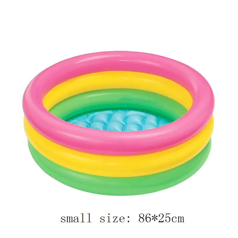 Надувные детские ванны для купания, летние детские игрушки для купания, детская утолщенная ванна, портативное ведро для плавания, бассейн ming - Цвет: 86x25cm