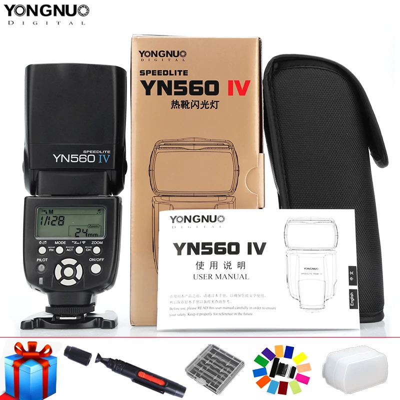 Yongnuo YN560IV Вспышка Speedlite 2,4 ГГц Беспроводная вспышка Speedlite для Canon 6D 7D 60D 70D 700D 650D Nikon Pentax Olympus камера