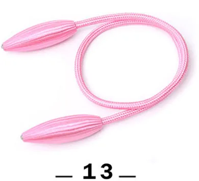 Креативная шторка застежка для занавески простая плетенная обувь ремень галстук для украшения занавески Деформация DIY Decoracion 1 шт/2 шт - Цвет: 13.Pink