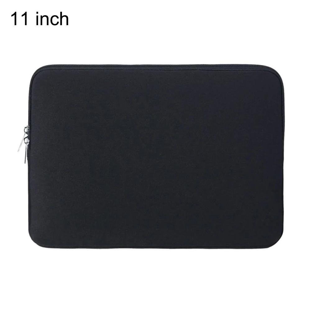 11 дюймов открытый ноутбук сумка водонепроницаемый защитный чехол нейлон для Macbook Air Pro противоударный и износостойкий внутренний мешок - Цвет: Черный