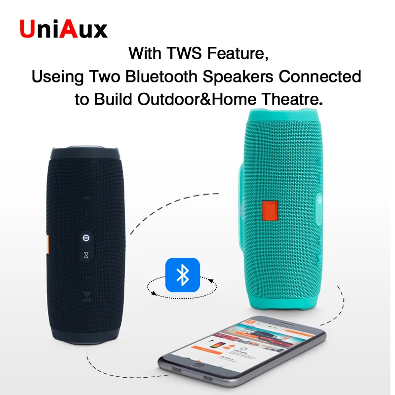 portable bluetooth speaker with usb input
