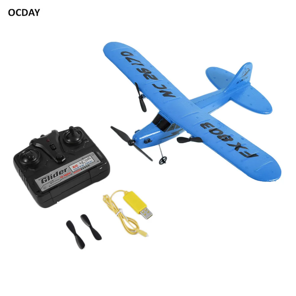 OCDAY FX803 Remote Control RC Plane Glider Aerodone Toy Children Audult 150m Foam Airplane Red Blue Battery RC Drones OCDAY FX803 Remote Control RC Plane Glider Aerodone Toy Children Audult 150m Foam Airplane Red Blue Battery RC Drones