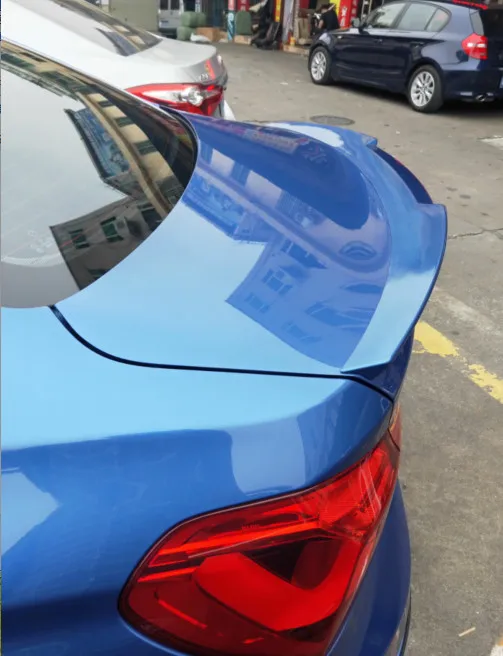 

ABS Material Spoiler Wings For BMW 1 Series 118 Sedan M4 Style Primer and paint varnish black and white cloor