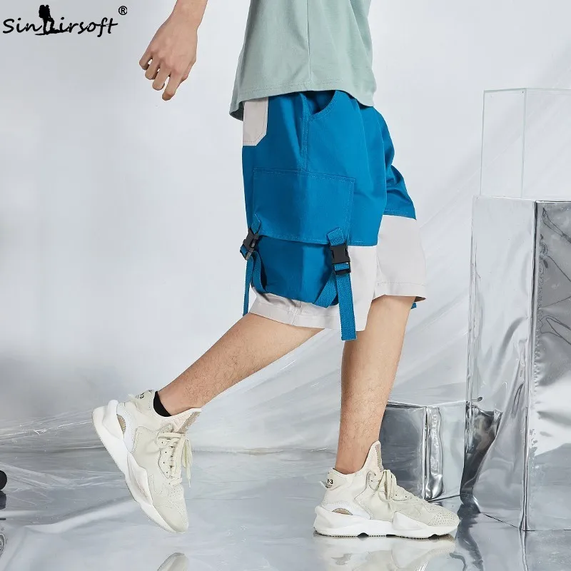 Tooling Shorts Summer Men 2019 Casual Cotton Wide Leg Shorts Trend Stitching Shorts New Hot Sale Loose Large Size Men's Clothing Tooling Shorts Summer Men 2019 Casual Cotton Wide Leg Shorts Trend Stitching Shorts New Hot Sale Loose Large Size Men's Clothing
