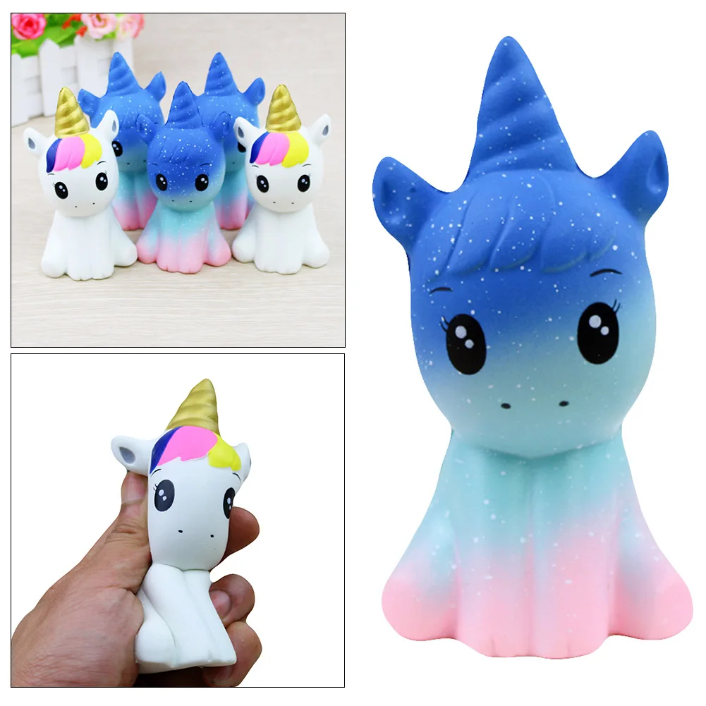 

Cartoon Cute Slow Rising Horse Rainbow Unicorn Squishy Toy Squeeze Anti Stress Noverty Kid Toys