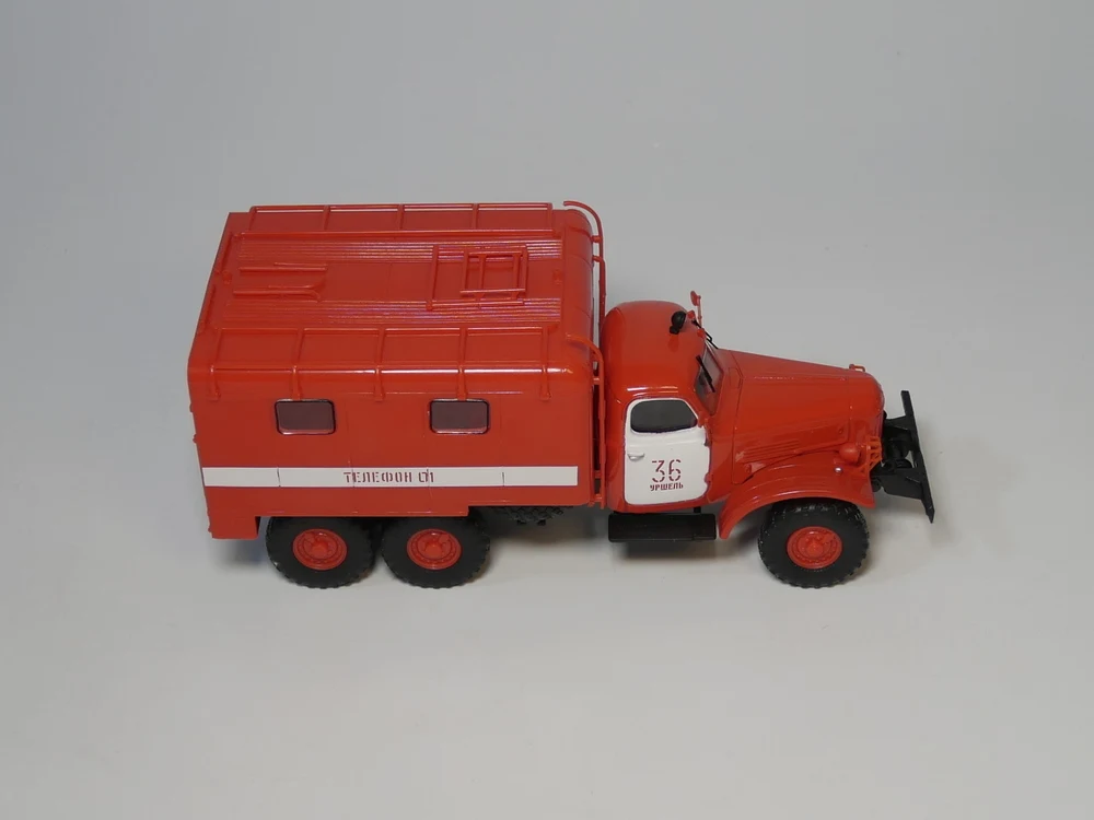 DeAGOSTINI 1:43 AP2(157 K)-121 UUSR пожарный грузовик, отлитый под давлением модель