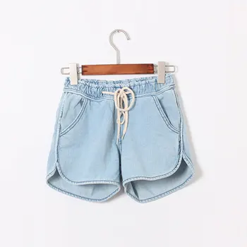 

Woman's jeans Denim Shorts Women's 2019 Summer New Modis Elastic waist Large size Denim Shorts Size S-XL