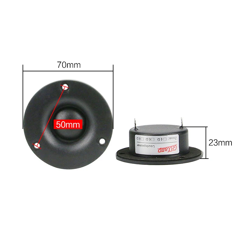 30KHZ 3 INCH Dome Silk Tweeter Speaker 8OHM 15W 1Pairs