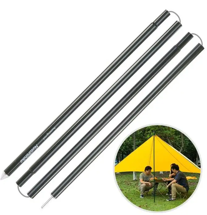 2*2m Aluminium Alloy Canopy Porch Tent Upright Poles for Tarp Tent
