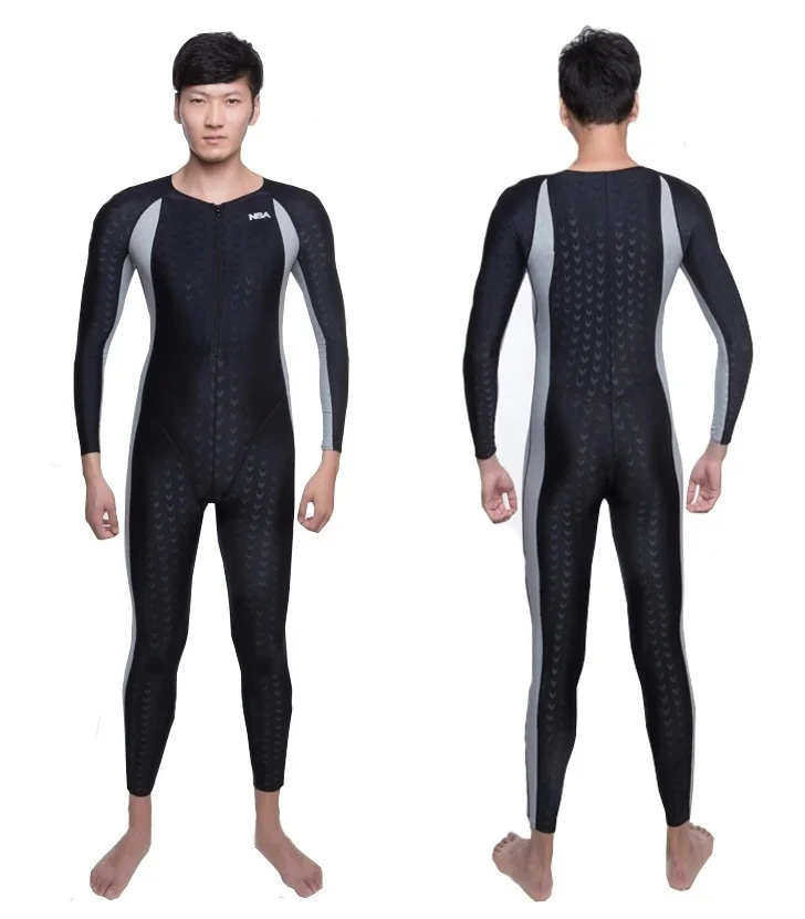NSA 전신 수영복 상어 방수 전체 바디 수영복 남성 수영 잠수복 다이빙 정장wetsuits babieswetsuit