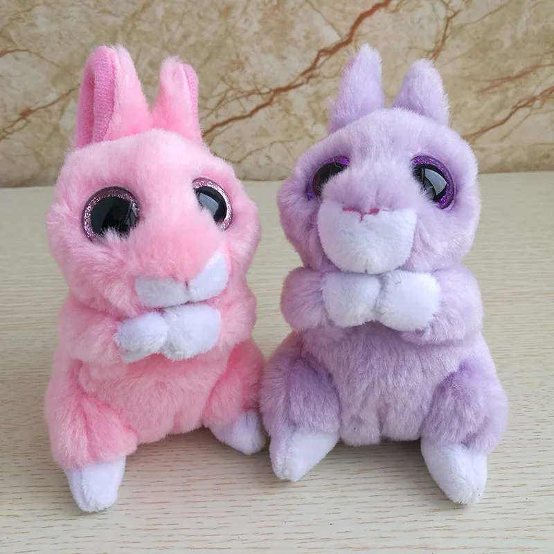 1PC 10CM Jasper red rabbit april purple bunny Ty beanie babies Plush