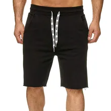 Мужские новые стильные хлопковые комбинезоны с карманами модные шорты