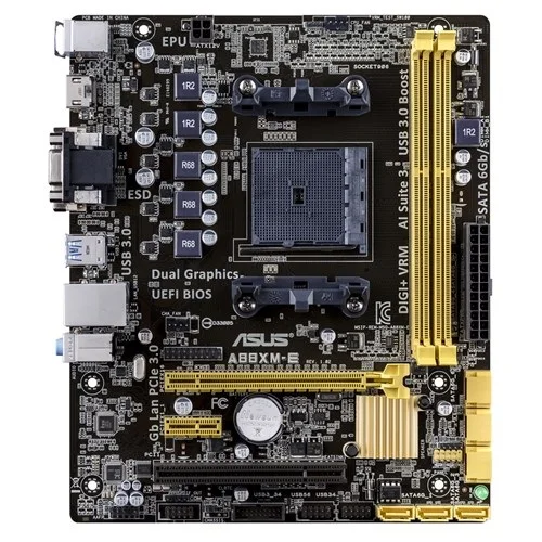 

Asus A88XM-E Desktop Motherboard AMD A88X Socket FM2/FM2+ DDR3 32GB SATA3 USB3.0 HDMI DVI VGA Micro ATX Original Used Mainboard