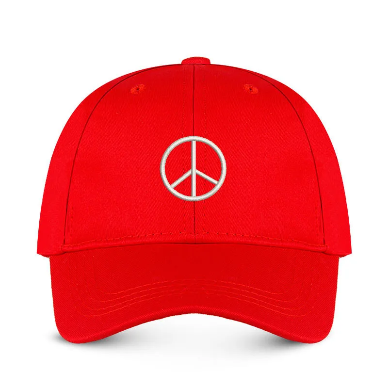 Men Dad Hat Women Baseball Cap Unisex Sport Hats Cotton Embroidered Letter Embroidery Personality Quote Slogan Peace Symbol