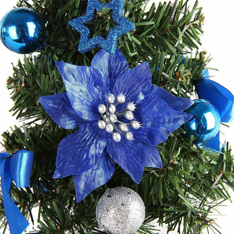 Artificial Tabletop Mini Christmas Tree Decorations Festival Miniature Tree xmas kerstboom decoratie navidad decors O30 (6)