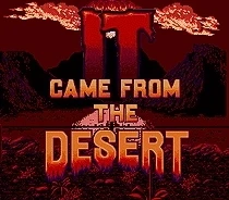 

Came From The Desert - 16 bit MD Games Cartridge For MegaDrive Genesis console