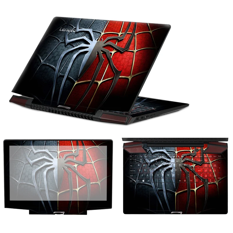 New Fashion Laptop Stickers All Cover PVC Laptop Skin Dustproof ABC Sides+Keys+Key Interstice Stickers For Lenovo Series