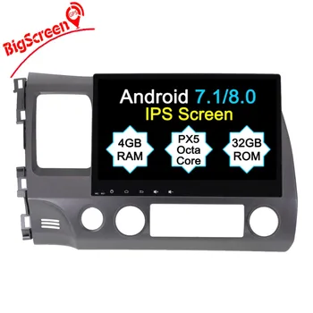 

Android 7.1 6.0 Quad Core Car Stereo GPS Navigation For Honda Civic 2006-2011 Head Unit Multimedia Free Map Monitor Bluetooth