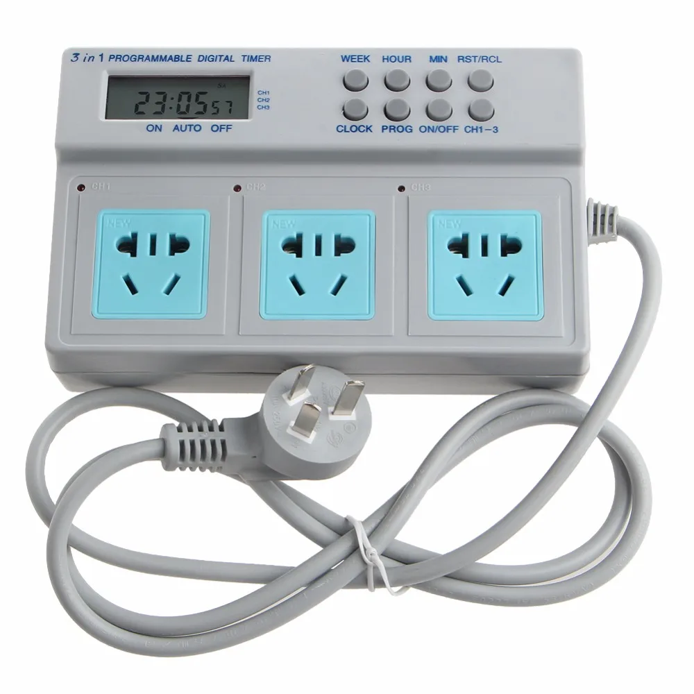 Digital Socket Plug Microcomputer Control Electronic Programmable Timer Switch AU Plug