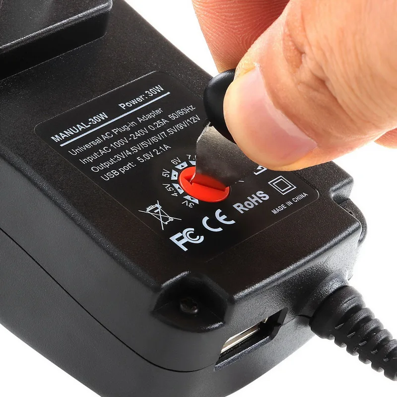 Urijk 7 шт./компл. 30 Вт/Адаптеры постоянного тока USB 5 в 2 1 а м источник питания США //