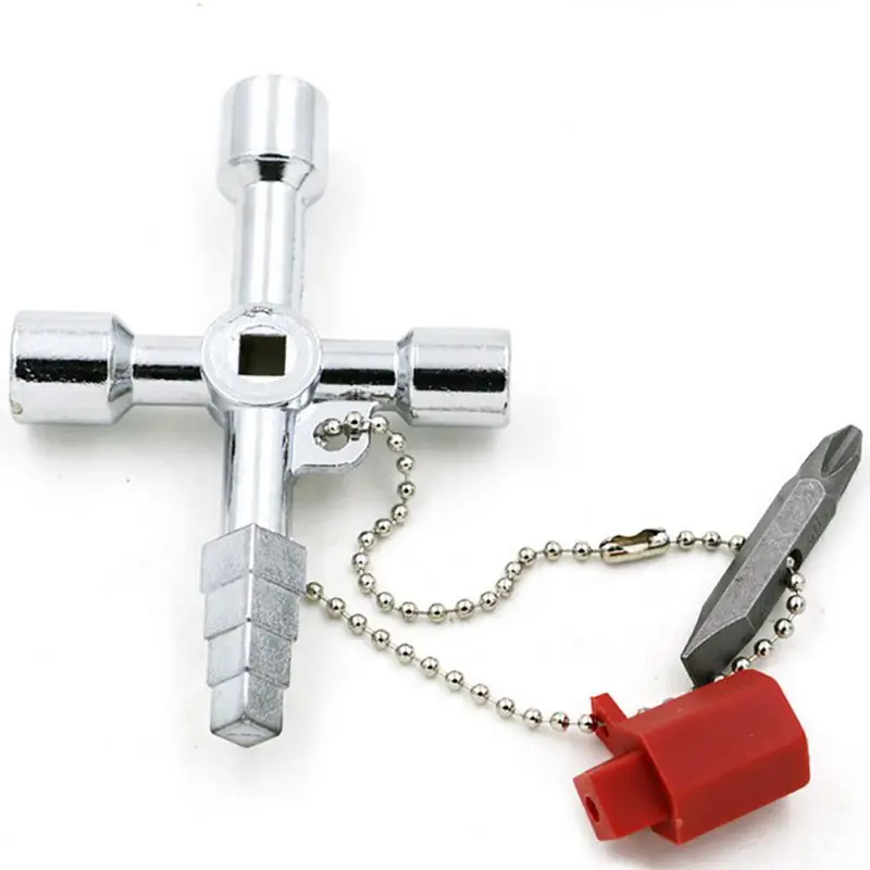 

5 In 1 Universal Cross Square Triangle Train Electrical Cabinet Elevator Key