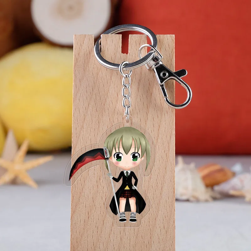

Anime SOUL EATER Keychain Souleater Death The Kid Key Ring Holder Chaveiro Pendant Jewelry
