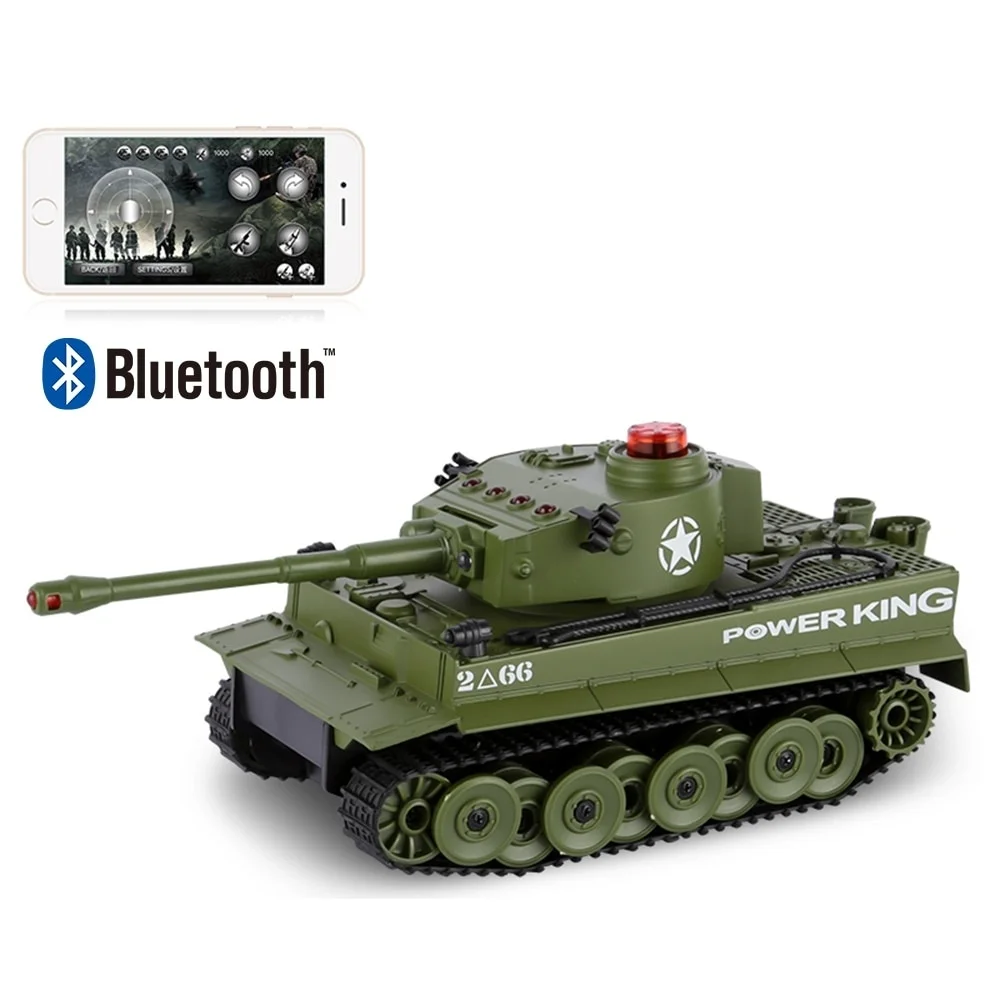 RC Rank 1:32 Phone Control  Fighting Battle Tank Simulated Panzer Mini Tank Remote Control Toys 