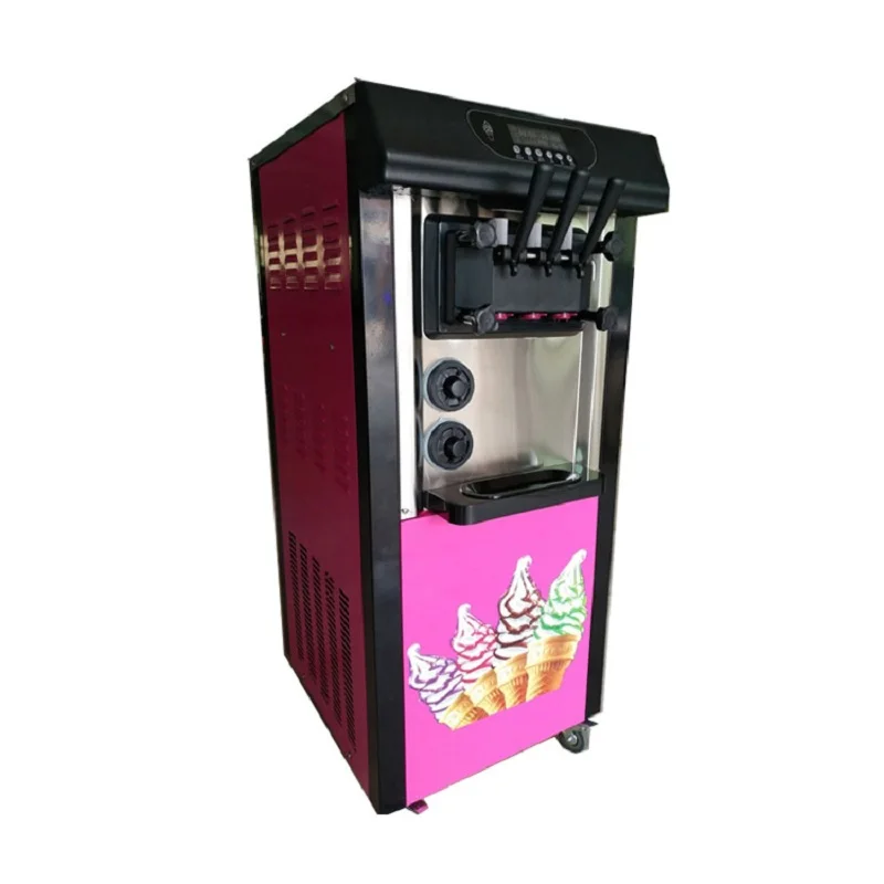

110V 220V automatic desktop soft ice cream machine sweet cone ice cream machine