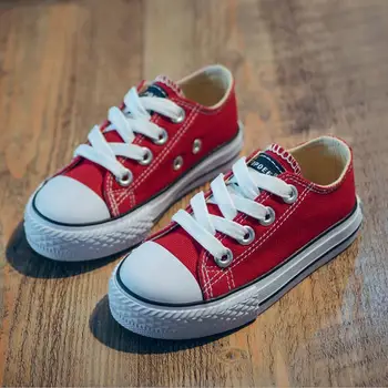 

Kids Shoes for Girl Children Canvas Shoes Boys Sneakers New Spring Autumn Girls Shoes White Short Solid Fashion Children Shoes