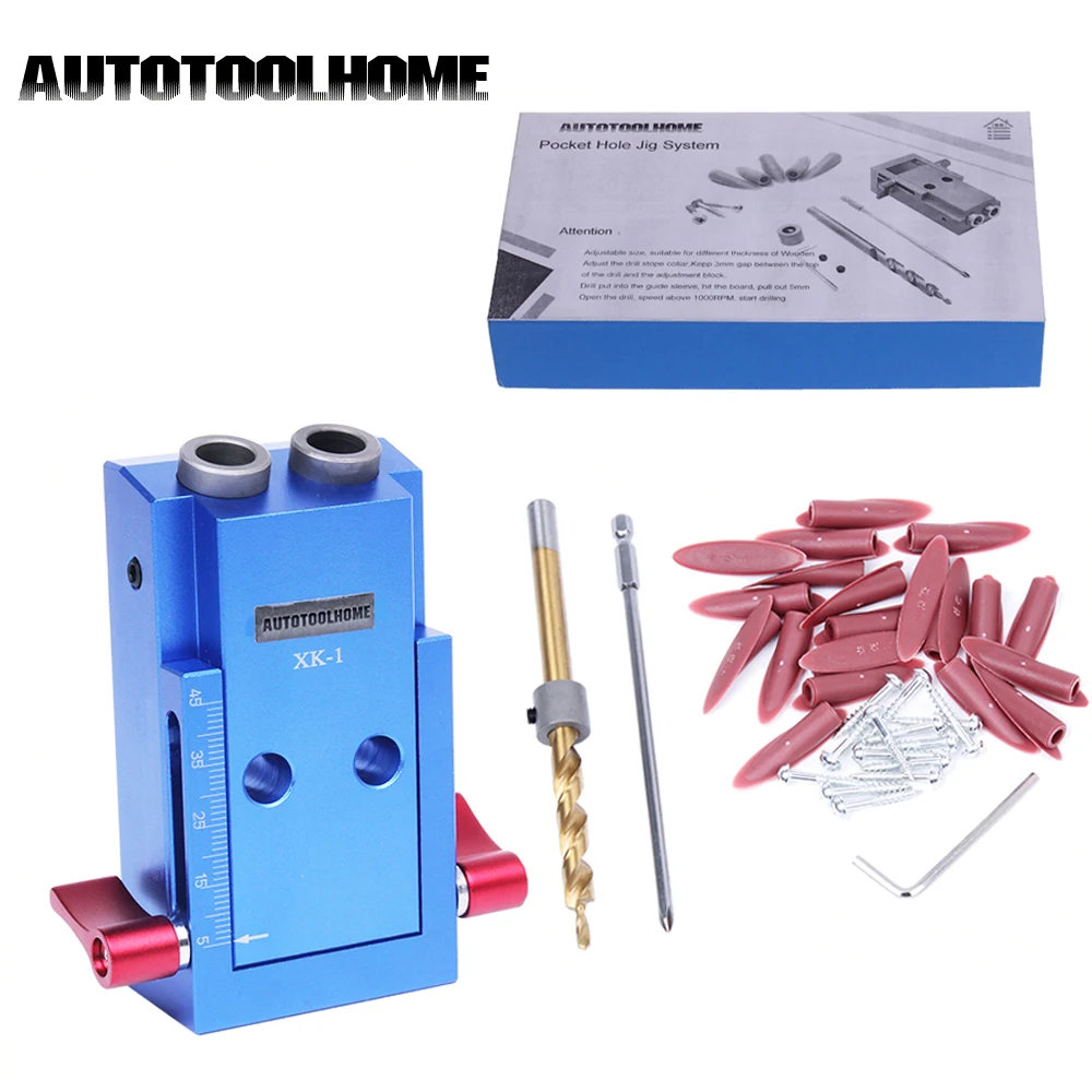 Pocket Drill Bits Woodworking Pocket Hole Jig for Kreg Step Drill Bit