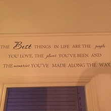 The Best Things In Life Vinyl wall decals