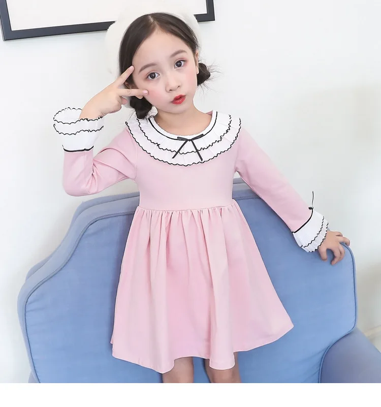 ZSIIBO/Детские платья для девочек Детская одежда Повседневное школьное платье