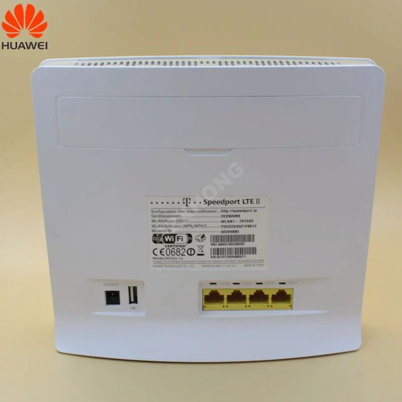 Разблокированный huawei B593 B593s-12 4G LTE FDD 4G беспроводной маршрутизатор 100 Мбит/с WiFi точка доступа слот для sim-карты huawei B593S с антенной