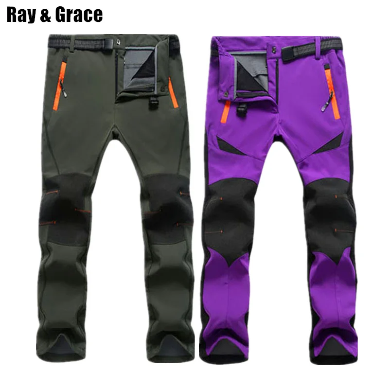 Impermeable Softshell de invierno pantalones de senderismo hombres Camping Trekking de lana térmica cálido pantalones de esquí de las mujeres Plus tamaño Polartec Pantalones Impermeable Softshell de invierno pantalones de senderismo hombres Camping Trekking de lana térmica cálido pantalones de esquí de las mujeres Plus tamaño Polartec Pantalones