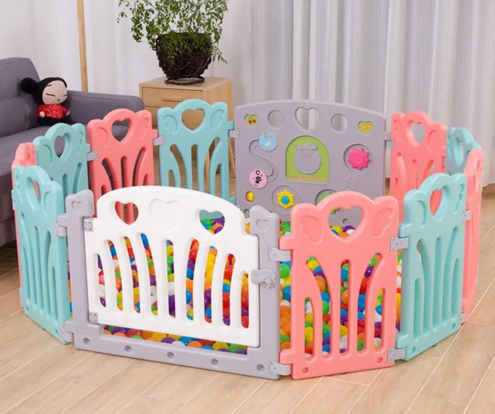 Стиль красочные детские игры забор комнатный Сейф защита пространство забор для детей - Цвет: 10 plus 2