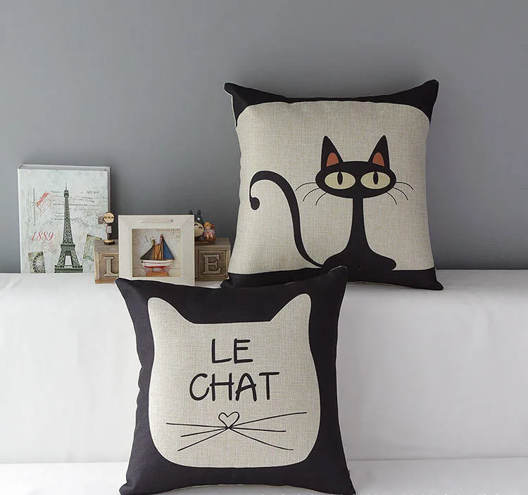cotton decorative pillows printed