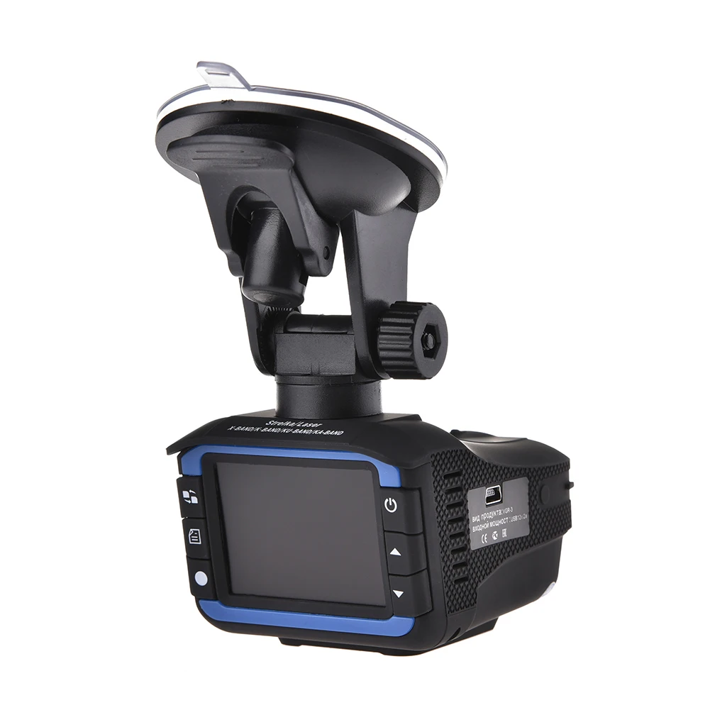 3-in-1 Car Radar Detectors DVR Recorder Russian Dedicated Voice Broadcast GPS Camera Dash Cam Fixed / Flow Velocity Measurement