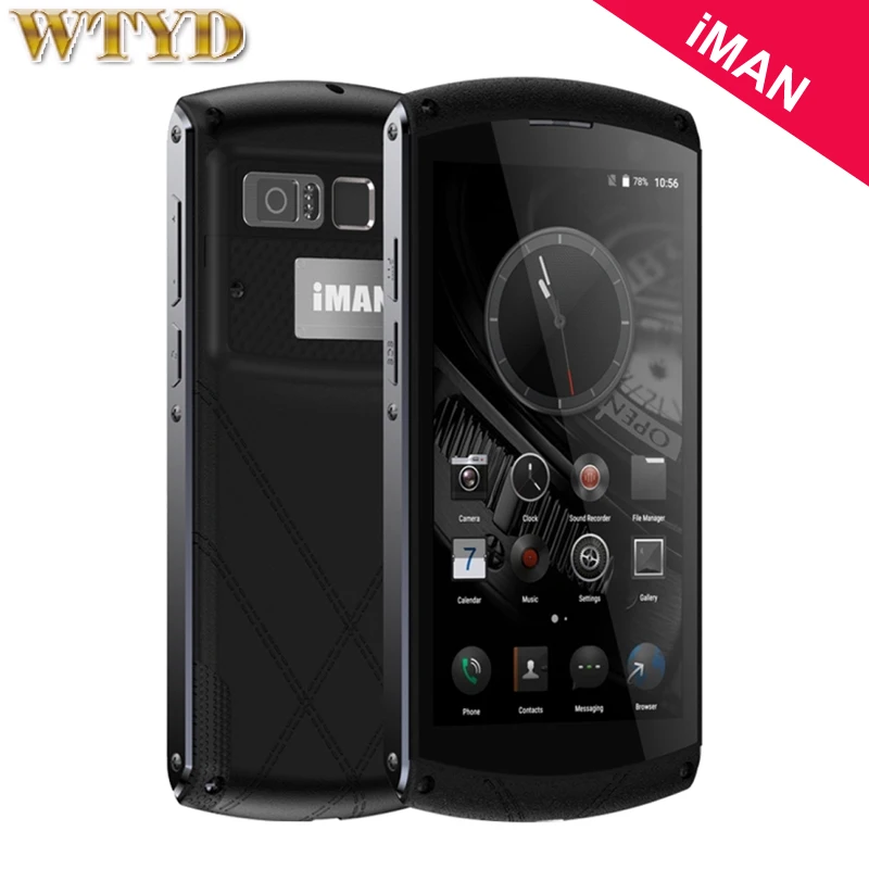 4G iMAN Victor 64GB 4GB Fingerprint Recognition 4800mAh Android 6 0 MT6755 Octa Core 2 0GHz
